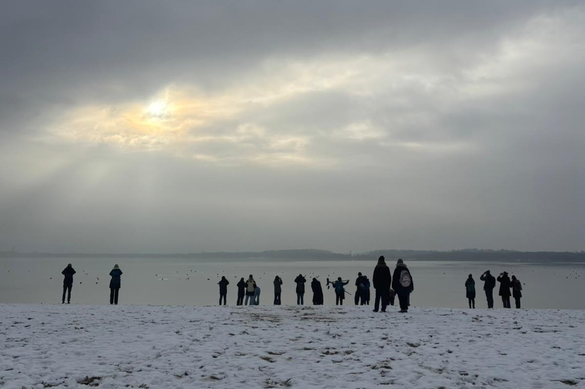 Die Sonne erweist uns für ein paar Minuten die Ehre
